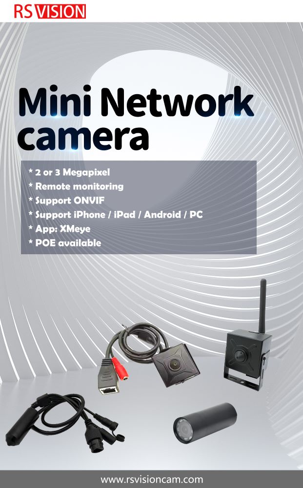 We launched new POE mini camera with XMeye App.